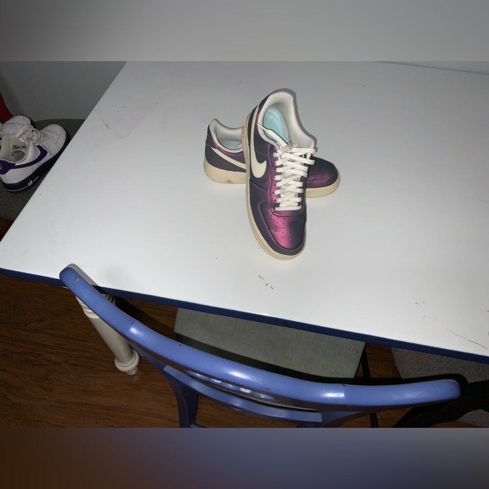 Nike Purple and White Athletic Shoes